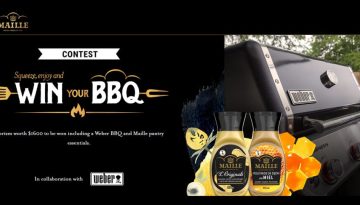 Maille Squeeze, Enjoy and Win your BBQ Contest