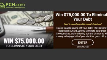 PCH Win Money to Pay off Debt Sweepstakes