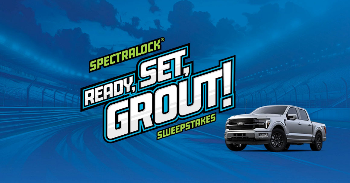 Laticrete X Spectralock - Ready, Set, Grout Sweepstakes