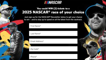 Nascar Race Ticket Promotion