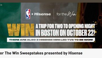 NBA & Hisense - For the Win Sweepstakes