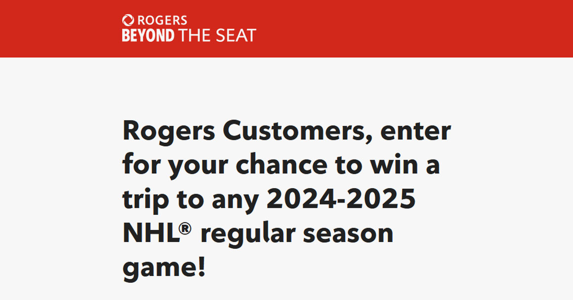 Rogers - Beyond the Seat NHL Contest