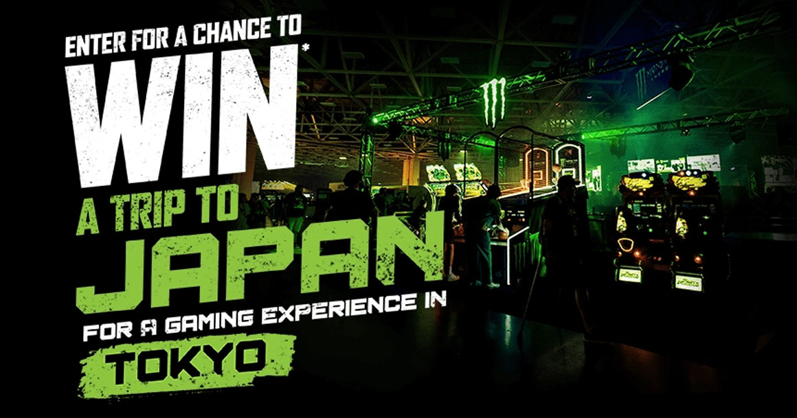 Circle K & Monster Energy - Tokyo Trip Gaming Experience Giveaway