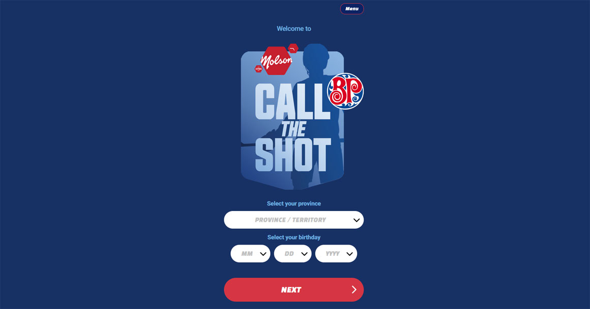 Molson Boston Pizza - Call the Shot Contest