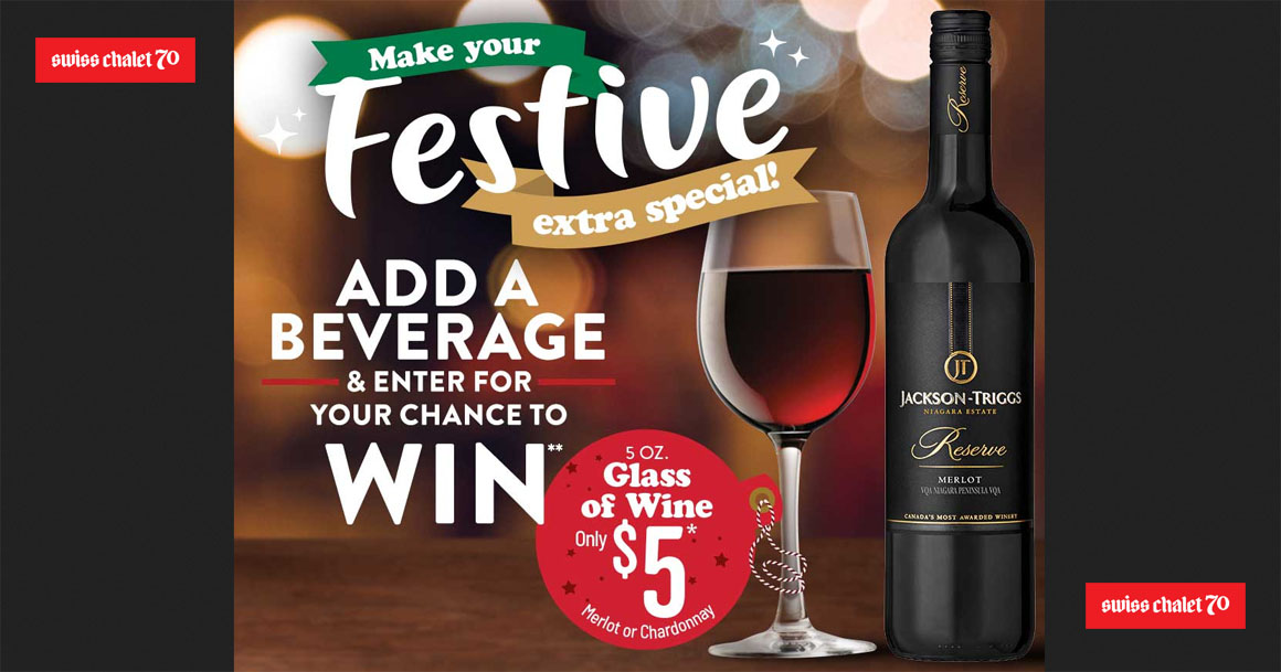 Swiss Chalet & Arterra Wine - Festive Concert Contest